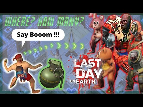 Grenade - Where and how many? | 99 Waves Preparation Part II |  Last Day On Earth Survival