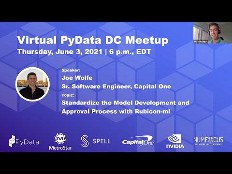 Standardize the Model Development and Approval Process with Rubicon-ml | PyData DC Meetup - June2021