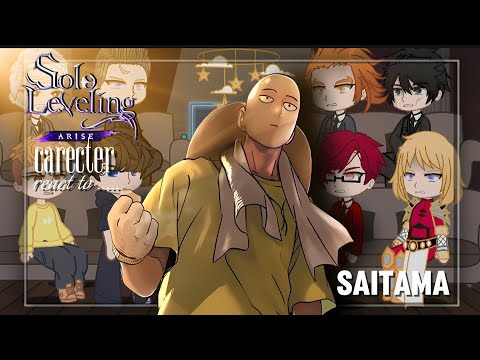 Solo Leveling react to Saitama |Hunters | One Punch-Man | GACHA RACHE 