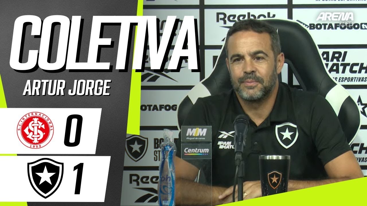 COLETIVA ARTUR JORGE | AO VIVO | Internacional x Botafogo - Brasileirão 2024