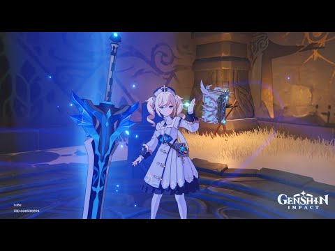 原神 Genshin Impact 1.2 update Part 4 - EVIL Barbara Harvests Souls with the Frostmourne