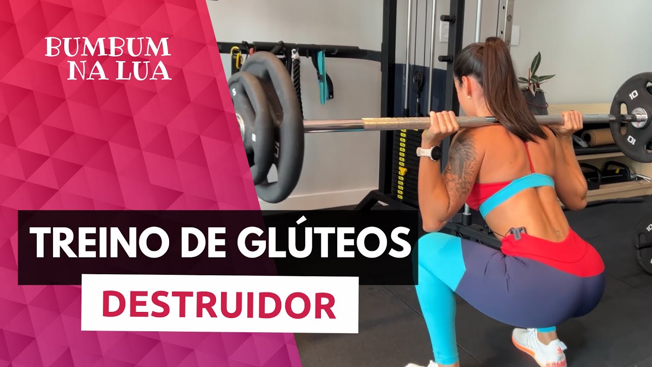 Treino de GLÚTEOS destruidor! - Treino bumbum na lua