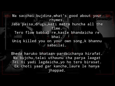 Ease-Sacar Padhikari (Lyrics) |Ease is Easy||Diss track of Lil Buddha Video