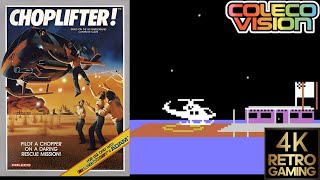 Choplifter Colecovision 4k 60fps Longplay
