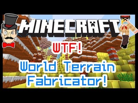 AdamzoneTopMarks - Minecraft Mods - WTF! Cake TNT Trees & Solid Gold Earth! World Terrain Fabricator!