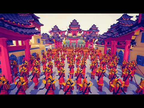 CAN 100x SAMURAI HOLD CITY? - Totally Accurate Battle Simulator TABS