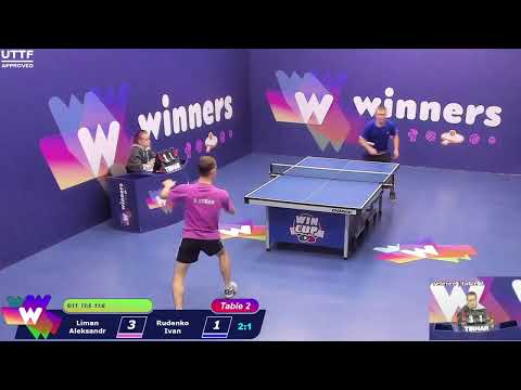 WINners CUP table 2  18.11 Liman Aleksandr - Rudenko Ivan  21:30