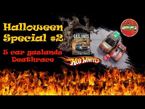 Halloween Gaslands Special 2022 - 6 Car Gaslands Deathrace Battle Report