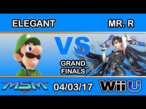 MSM 92 - BSD | Elegant (Luigi) Vs. eLv | Mr. R (Bayonetta) Grand Finals - Smash Wii U