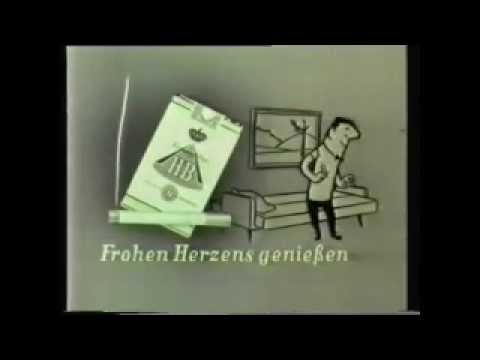 Alte Werbung 1959 vom HB-Männchen