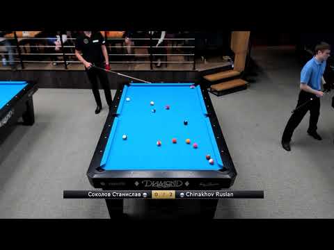 Stanislav Sokolov - Ruslan Chinakhov. Russian Cup 8-ball. Last 8. Race to 7