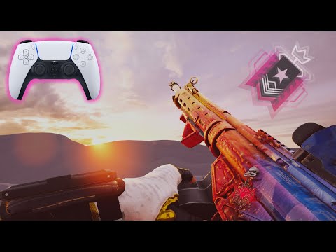 HIGH SENSITIVITY CONTROLLER CHAMPION MAKING PLAYS: PS5 Ranked Highlights - Rainbow Six Siege Console