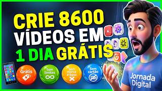 🚨NÃO PAGUE MAIS! NOVO APP CRIA VÍDEOS GRÁTIS COM IA (Aplicativos de ia grátis)