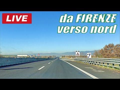Driving in ITALY | da FIRENZE verso nord
