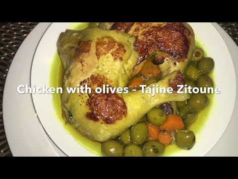 🇩🇿 Algerian Chicken with Olives – Tajine Zitoune