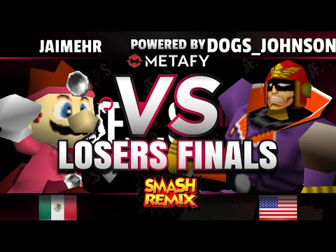 FPS4 Online - JaimeHR (Dr. Mario/D. Samus) vs. Dogs_Johnson (Falcon/Pika) - Smash Remix L. Finals