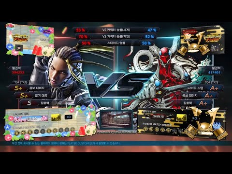 KARAS (M raven) VS eyemusician (yoshimitsu) - Tekken 7 5.10