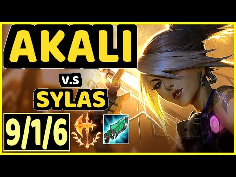 SCARFACE (AKALI) vs SYLAS - 9/1/6 KDA TOP CHALLENGER GAMEPLAY - EUW