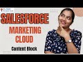 Content Block On Salesforce Marketing Cloud Salesforce Marketing Cloud CloudFoundation