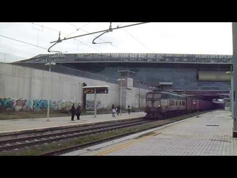 E655.214 sul TEC 43858 Maddaloni Marcianise - Brennero, in transito a Roma Tiburtina