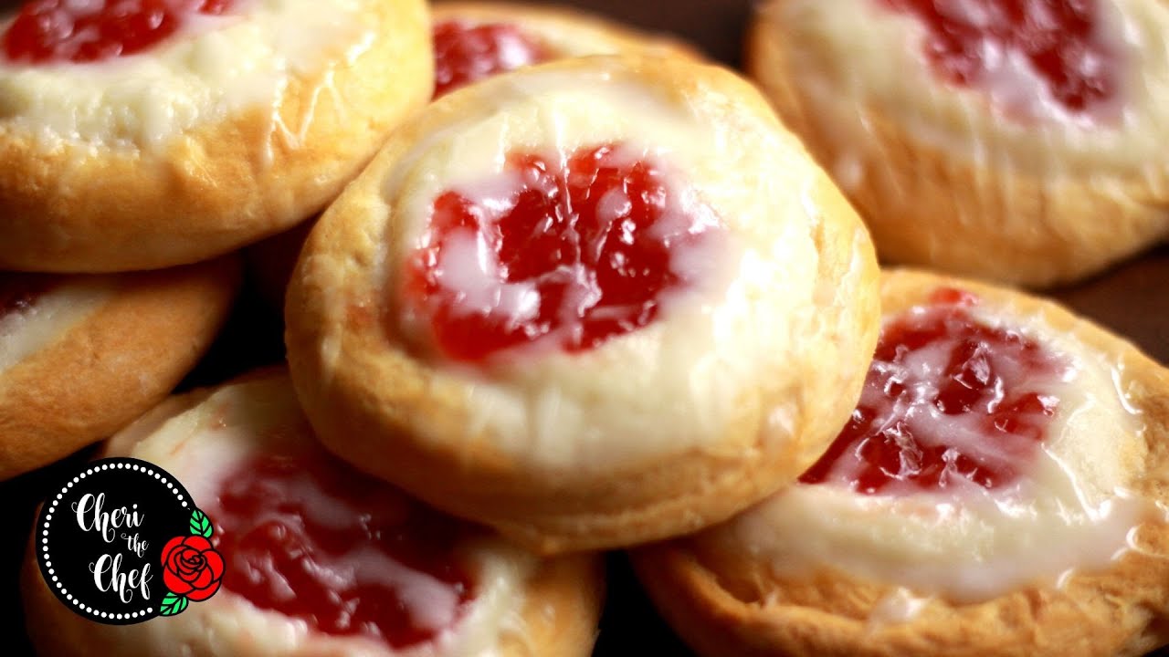 Cream Cheese Danish Recipe With Crescent Rolls  🍥   QUICK & EASY!