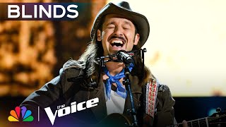 Dustin Dale Gaspard Reimagines Sam Cooke Classic for FOUR-CHAIR Turn | Voice Blind Auditions | NBC