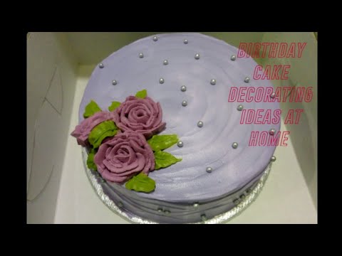 birthday cake decorating ideas at home| beautiful cake design
