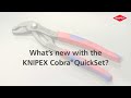 Replės COBRA QuickSet 250mm D50mm, Knipex