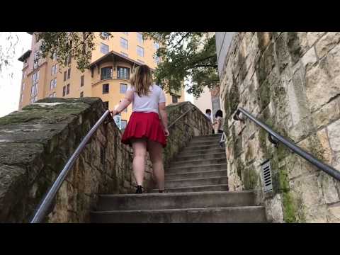 Red Skirt  @ the  River Walk Video