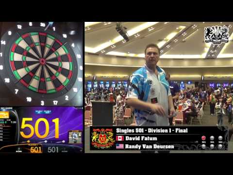 The 12th ADA International Darts Tour - Singles 501 Division 1 - Final