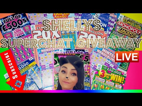 Shellys Superchat Giveaway 🎉🎉🎉 Scratch Cards Uk