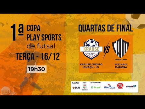 COPA PLAY SPORTS- 🔵🔴KRAUSE X PIZZARIA DAHORA⚪⚫