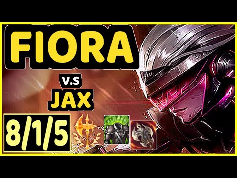 LEP (FIORA) vs JAX - 8/1/5 KDA TOP GAMEPLAY - BR Ranked GRANDMASTER