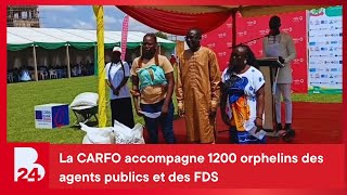 Bourses scolaires : La CARFO accompagne 1200 orphelins des agents publics et des FDS