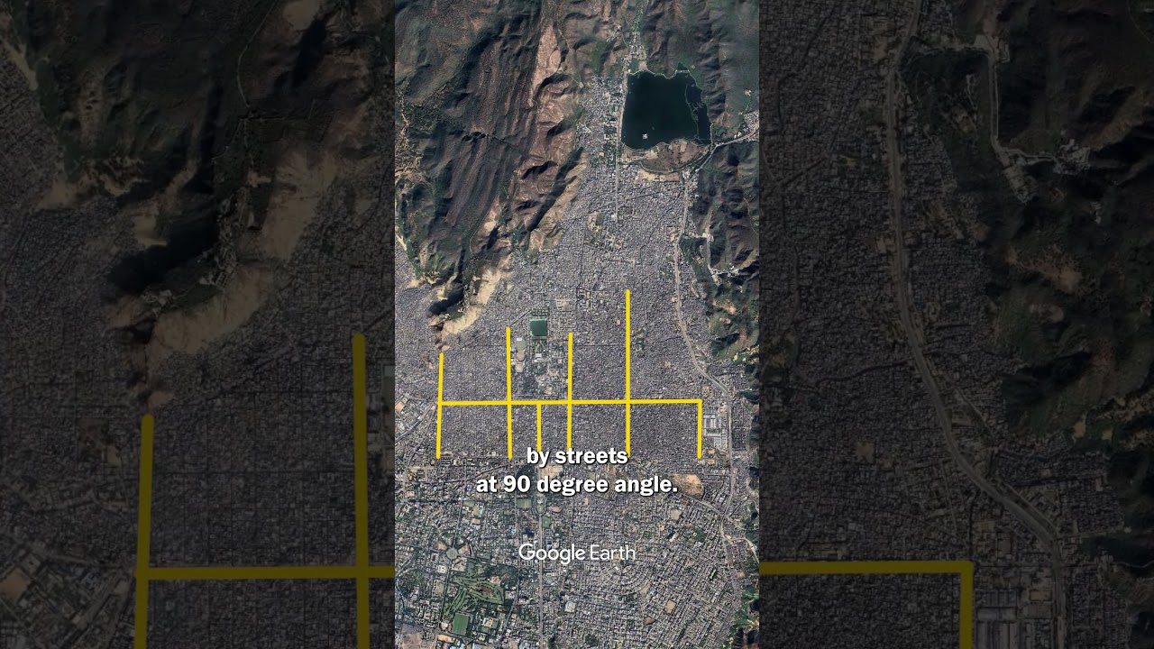 The planning of the old city of Jaipur