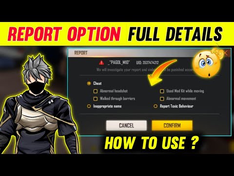 Free Fire Report Option Full Details | Free Fire Me Report Kaise Kare | Logic Gamer