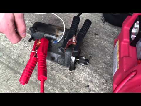 Land Rover Starter Motor Test
