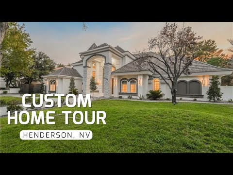 $2,150,000 Custom Home for Sale Henderson NV | 4789 Sq Ft | 4 BD 5 BA | Half Acre | Complete Remodel