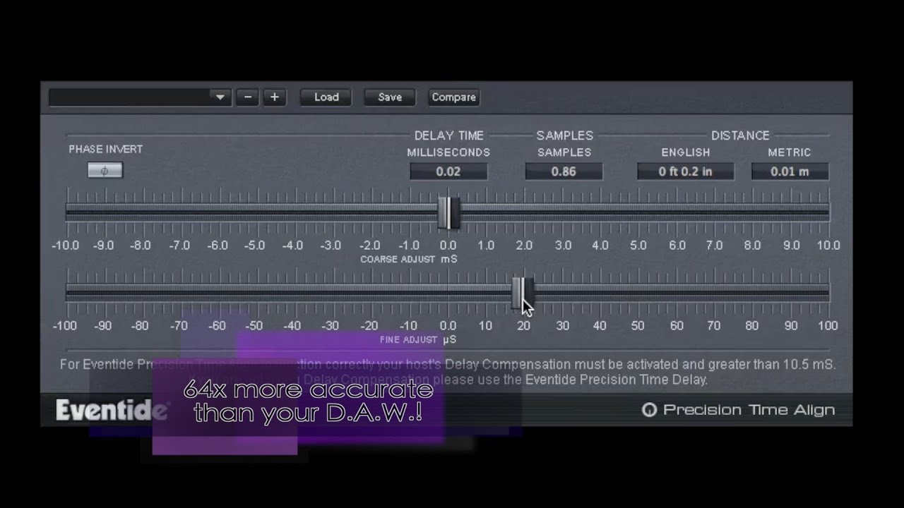 Eventide Precision Ta Delay Precision Time Align Sub Sample Time Align