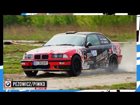 Pezowicz/Piwko - BMW e36 m3 - Rajd Łap 2024