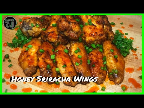 Air Fryer Crispy Honey Sriracha Chicken Wings | Air Fryer Recipe | NuWave Brio 10 Qt Air Fryer