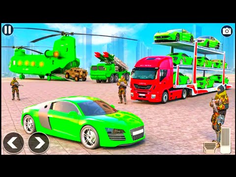 US Army Transport Truck 🚚 Simulator - Transport Multi Truck Driving - Android Gameplay