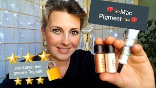 Mac Pigmente auftragen, Glitterprimer Nyx