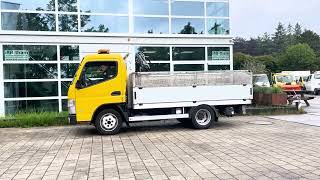 Fuso Canter 3S13 3.0 DI 250 Automatic + HIAB T-CLX 009 Kraan Kra flatbed truck < 3.5t | Image 4 - Autoline