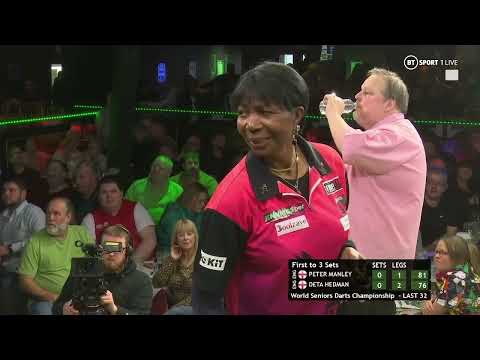 Peter Manley v Deta Hedman | 2022 World Seniors Championship | Round 1