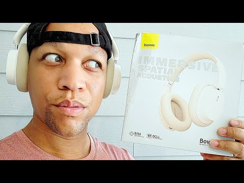 Baseus Bowie D05 Bluetooth 5.3 Wireless 3D Spatial Headphone unboxing & review $27 Mic test