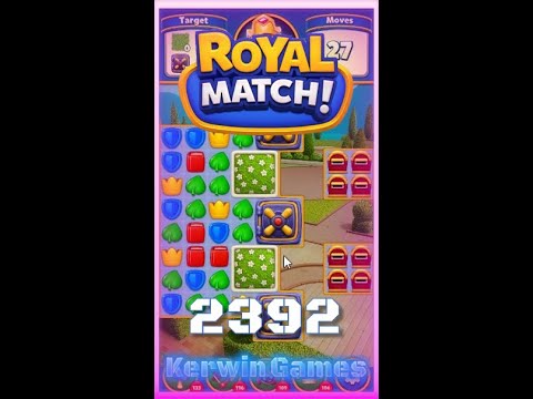 Royal Match Level 2392 - No Boosters Gameplay