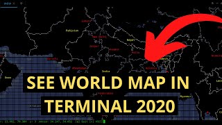 How To See World Map On Terminal In Kali Linux (2021)