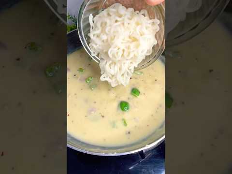 White Sauce Maggi #shorts #recipe