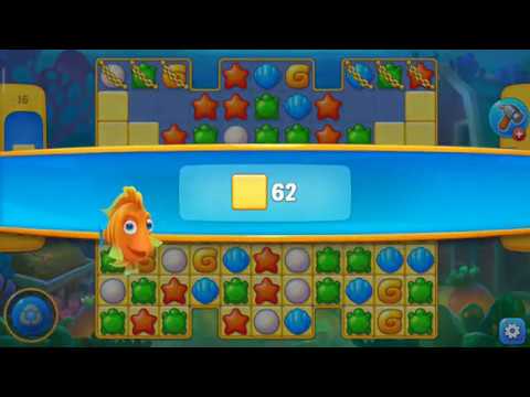 🐠🐡 Fishdom Level 16. Gameplay Walkthrough